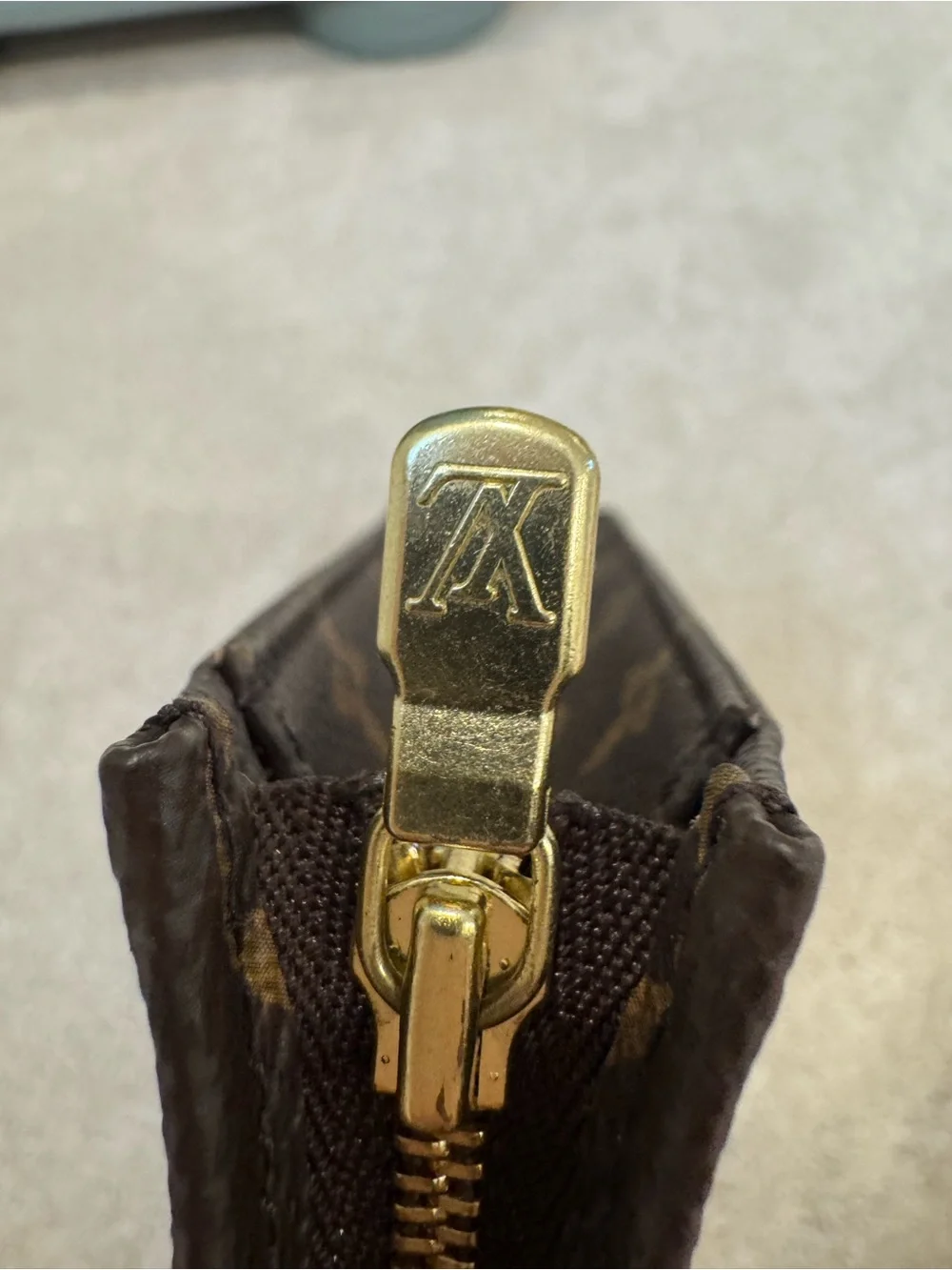 Louis Vuitton Brown Toiletry Pouch 26